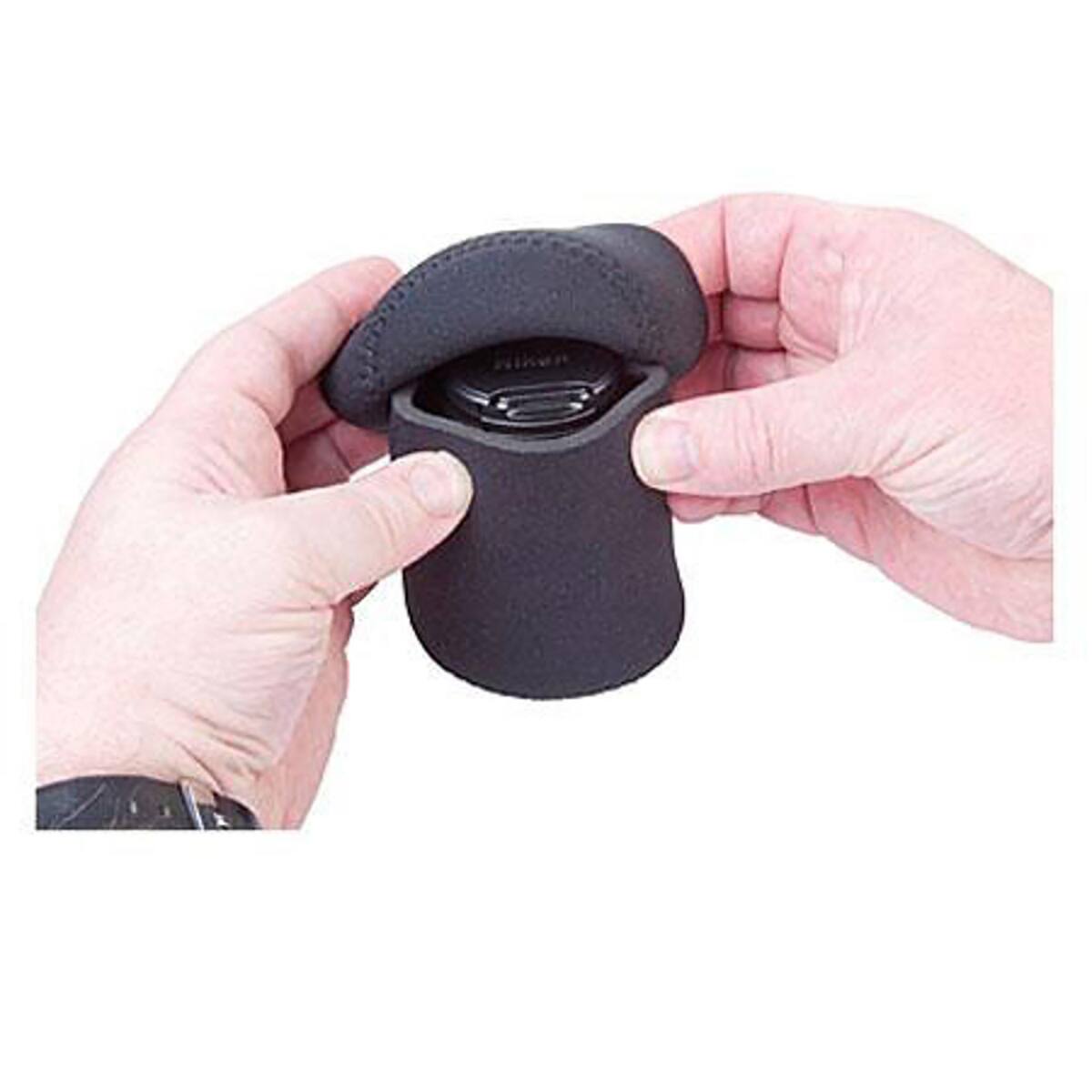Alt View 2. Op/Tech - Op/Tech 3.5x4.5" Fold-Over Pouch, Black.