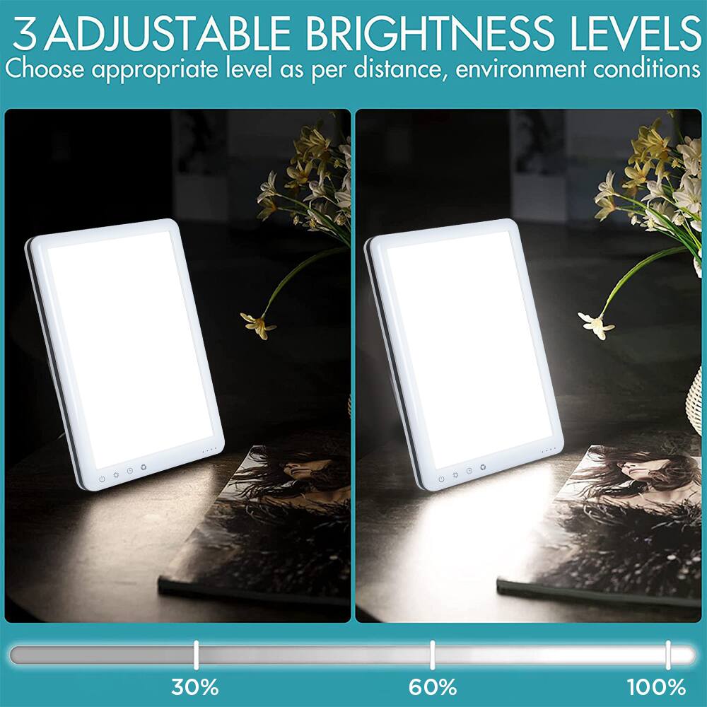 3 ADJUSTABLE BRIGHTNESS LEVELS  
Choose appropriate level as per distance, environment conditions

30%  
60%  
100%