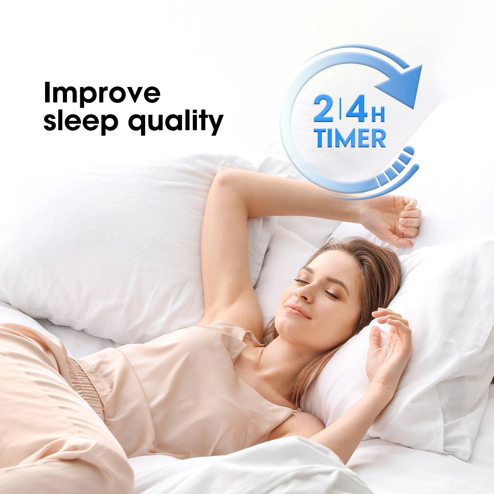 Improve sleep quality

24h TIMER