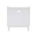 Alt View Zoom 22. Walker Edison - 25" Mid Century Modern Solid Wood Tray-Top Nightstand - White.