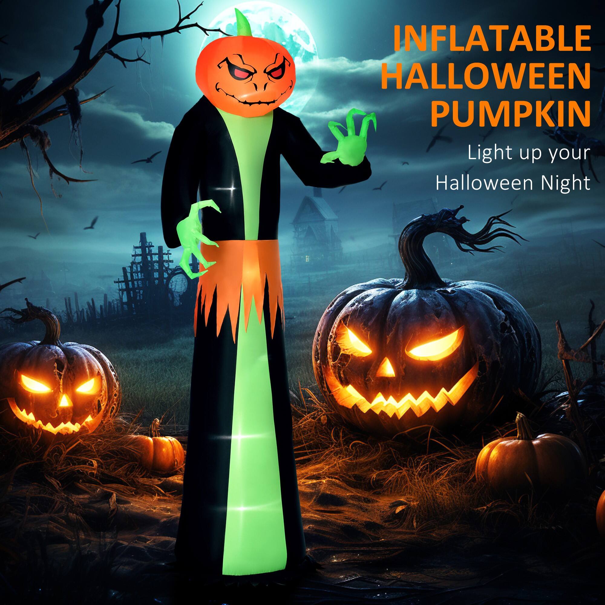 INFLATABLE HALLOWEEN PUMPKIN  
Light up your Halloween Night