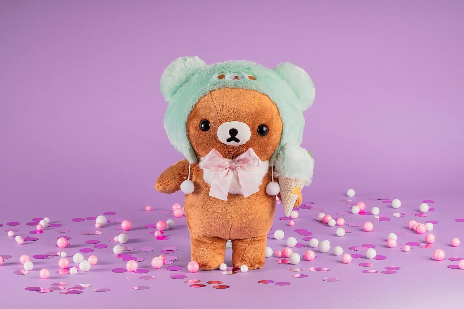Rilakkuma Chairoikoguma San X Original: Happy Ice Cream Series