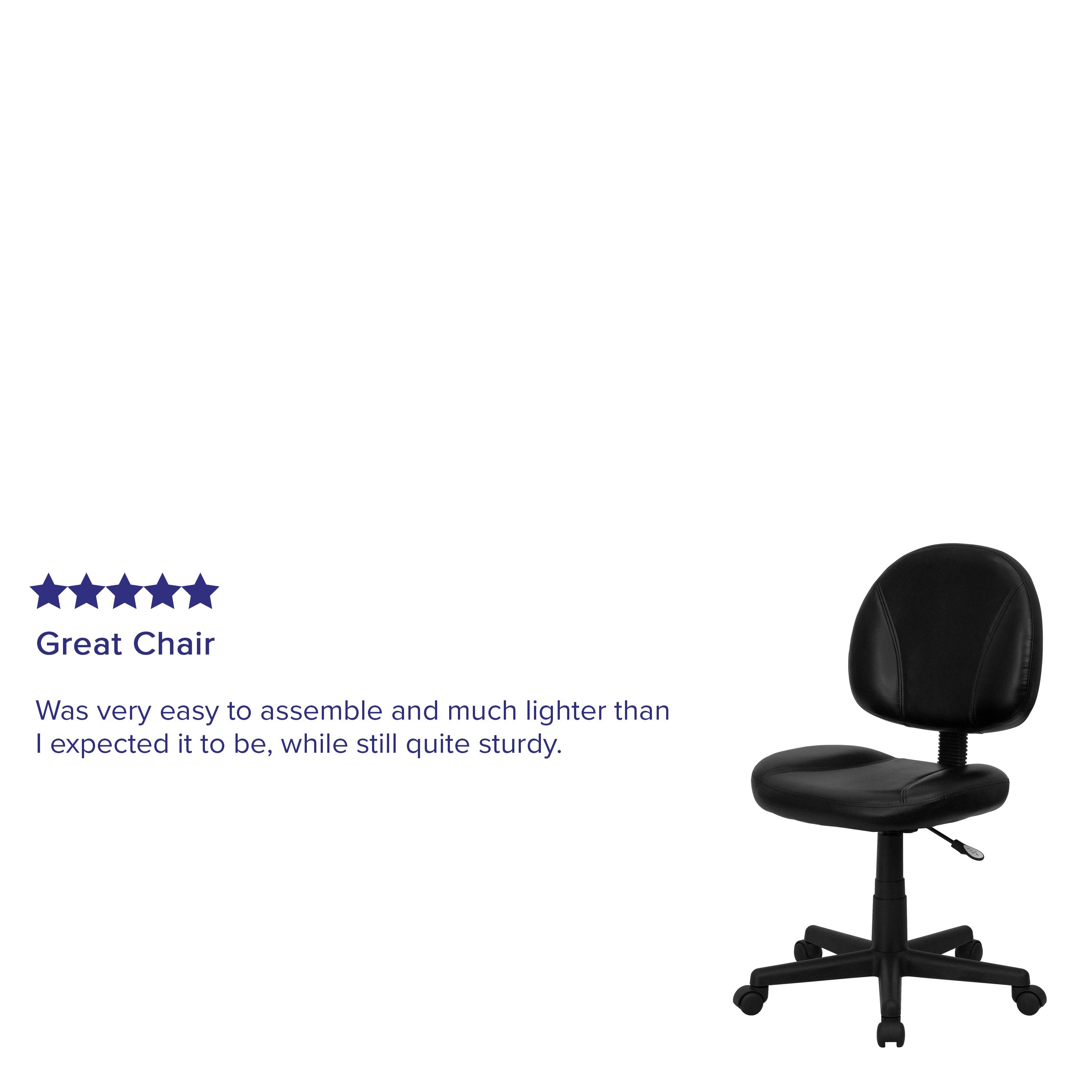 Great Chair

Was very easy to assemble and much lighter than I expected it to be, while still quite sturdy.