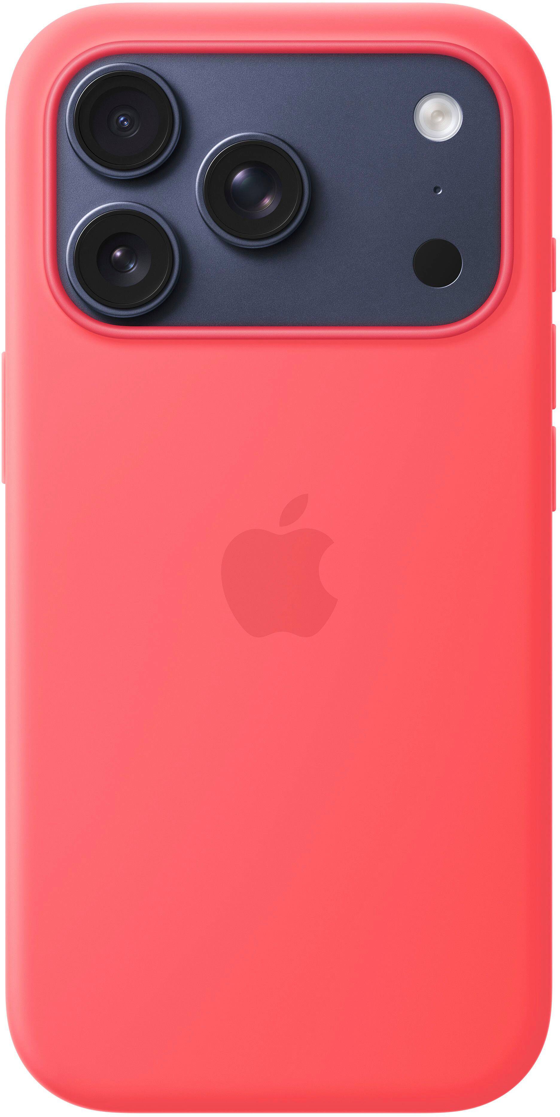 Apple iPhone 17 Pro Silicone Case with MagSafe Bright Guava
