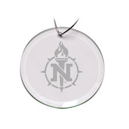 Jardine - Northern Michigan Wildcats 3'' Round Glass Ornament - Multicolor
