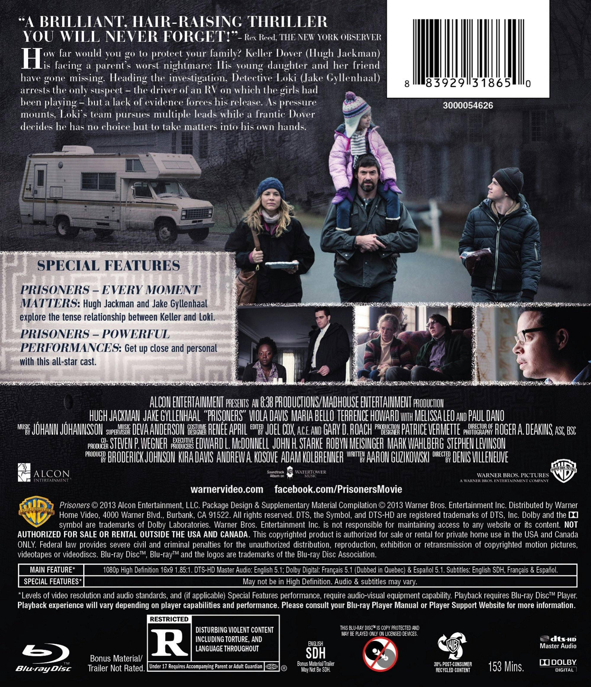Back. Prisoners [Blu-ray].