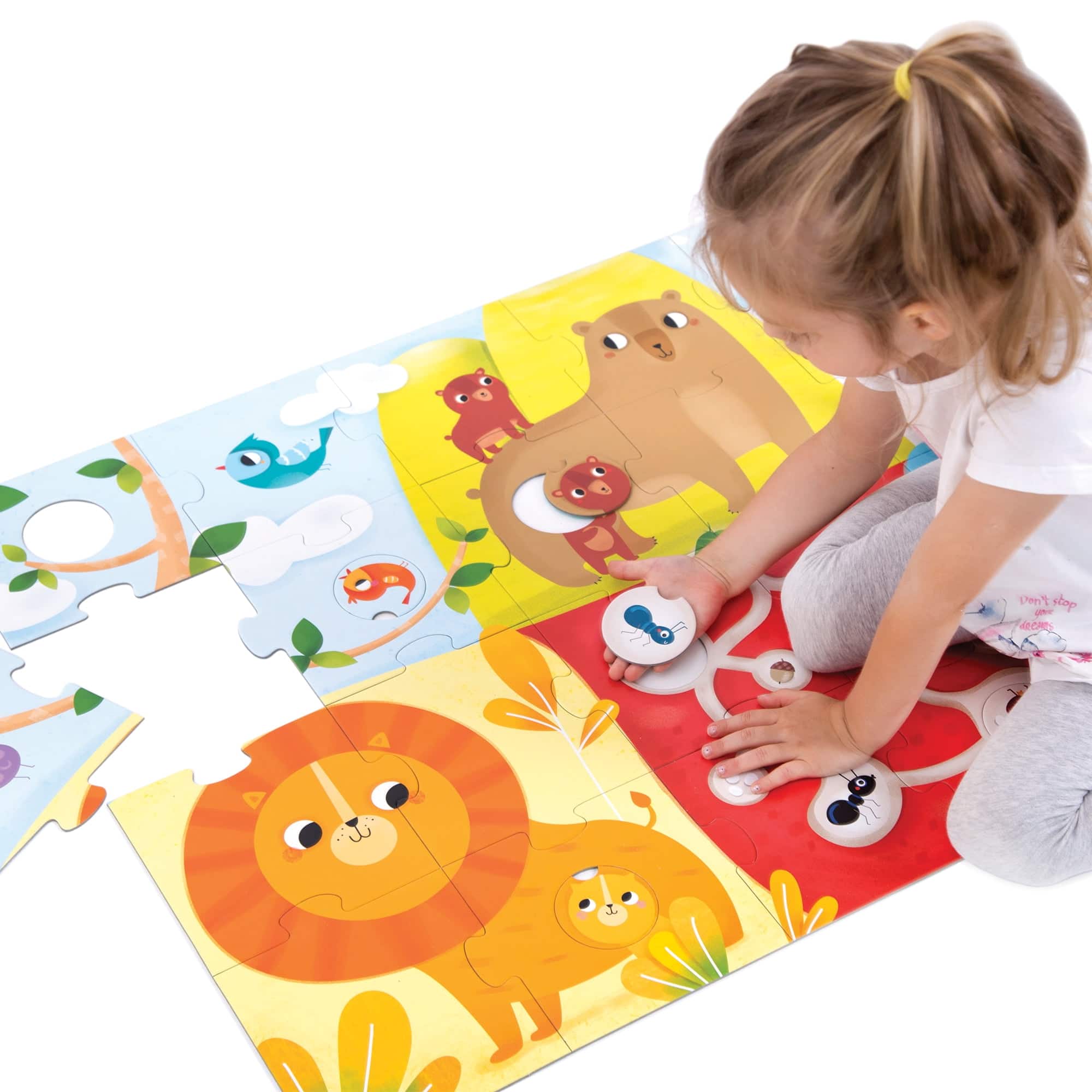 Talicor - Banana Panda Super Size Puzzle Animal Match