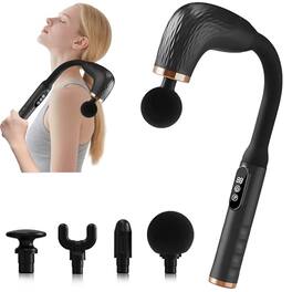 DORLUKFU - Massage Gun with Upgraded Extension Handle, Back Massager for Pain Relief Deep Tissue, Muscles/Neck/Shoulders/Waist/Legs