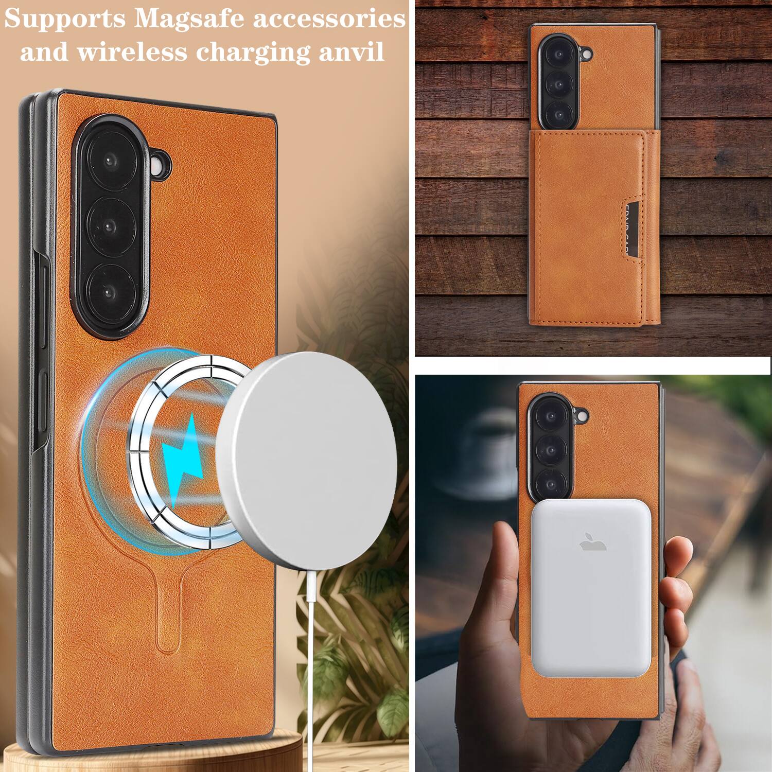 Supports MagSafe accessories and wireless charging anvil