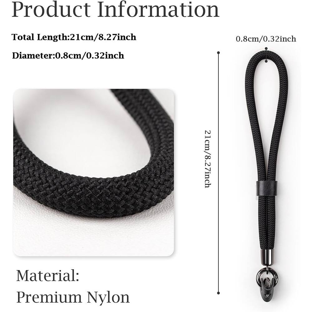 Product Information

Total Length: 21cm/8.27inch

Diameter: 0.8cm/0.32inch

Material: Premium Nylon