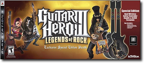 gris radiador Ver internet Best Buy: Activision Guitar Hero III: Legends of Rock Exclusive Special  Edition Bundle for PS3 95565
