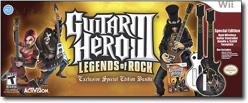Best Buy: Activision Guitar Hero III: Legends of Rock Exclusive Special  Edition Bundle for Wii 95567