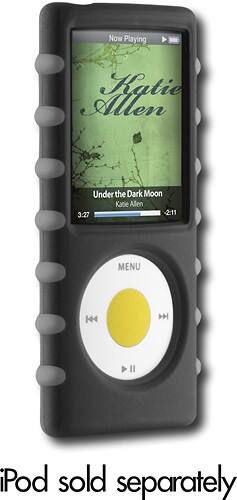 Angle Standard. DLO - Jam Jacket Trek Silicone Case for 4th-Generation Apple® iPod® nano - Black.