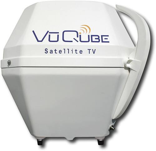 Front Standard. VuQube - Portable Self-Leveling Satellite Antenna.