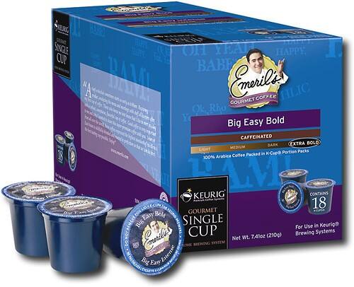 Best Buy Keurig Timothy S Emeril Easy Bold K Cup Coffee For Keurig Brewers 18 Pack 1500