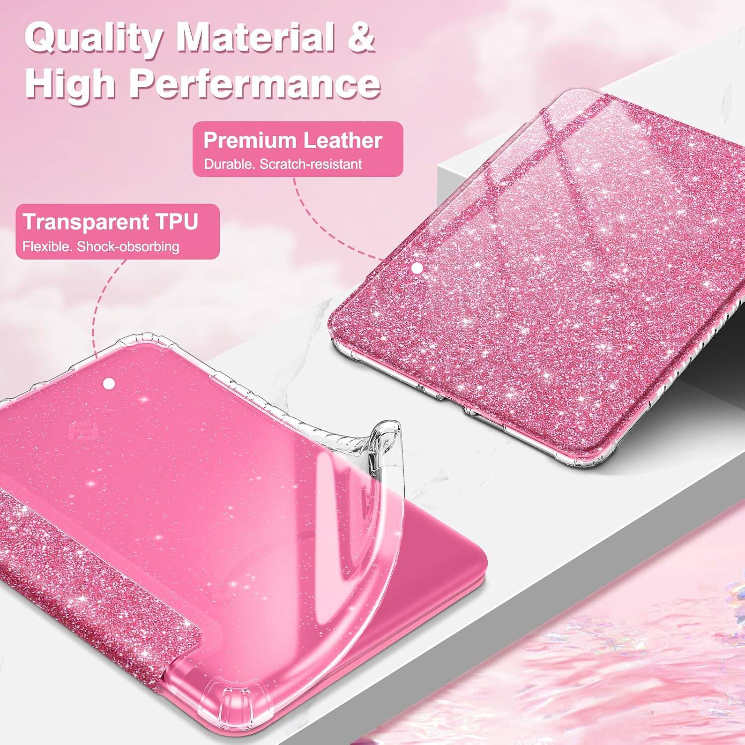 Quality Material & High Performance

Premium Leather
Durable. Scratch-resistant

Transparent TPU
Flexible. Shock-absorbing