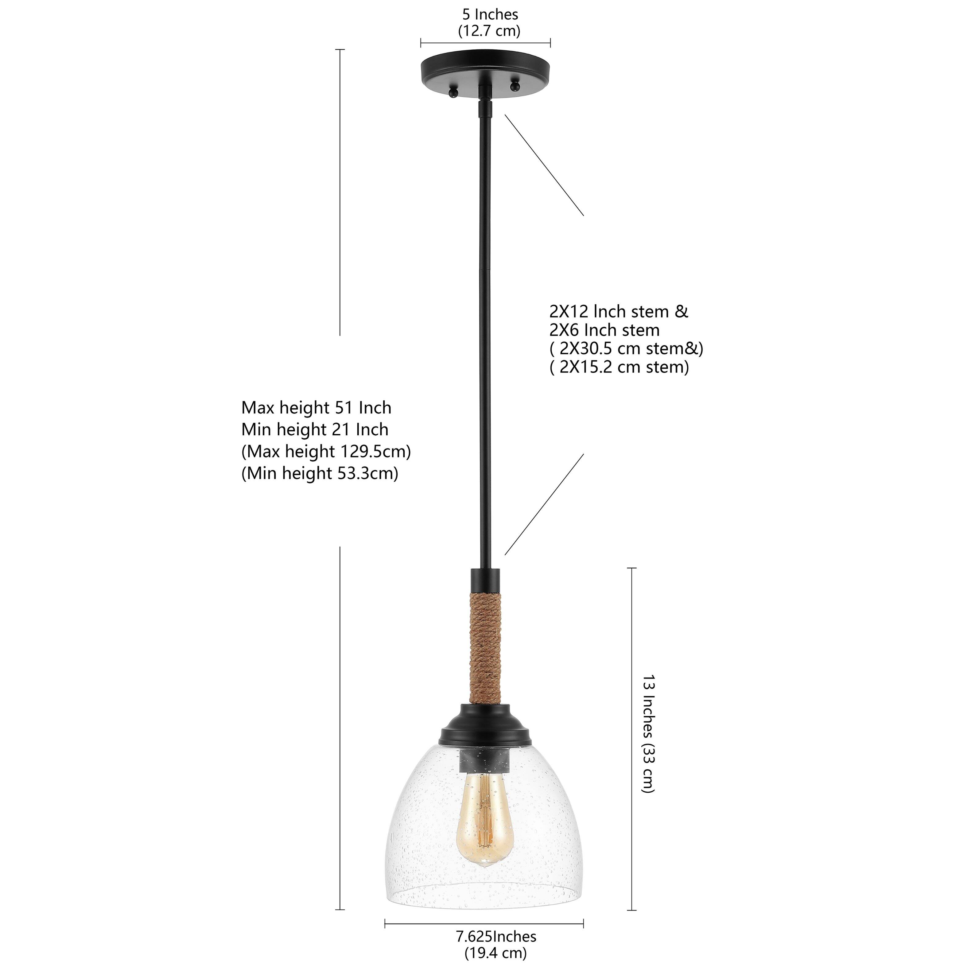 5 Inches (12.7 cm)  
2X12 Inch stem & 2X6 Inch stem  
(2X30.5 cm stem & 2X15.2 cm stem)  
Max height 51 Inch  
Min height 21 Inch  
(Max height 129.5cm)  
(Min height 53.3cm)  
13 Inches (33 cm)  
7.625 Inches (19.4 cm)
