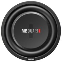 MB Quart - Discus 10" Dual-Voice-Coil 4-Ohm Subwoofer - Black - Front_Zoom