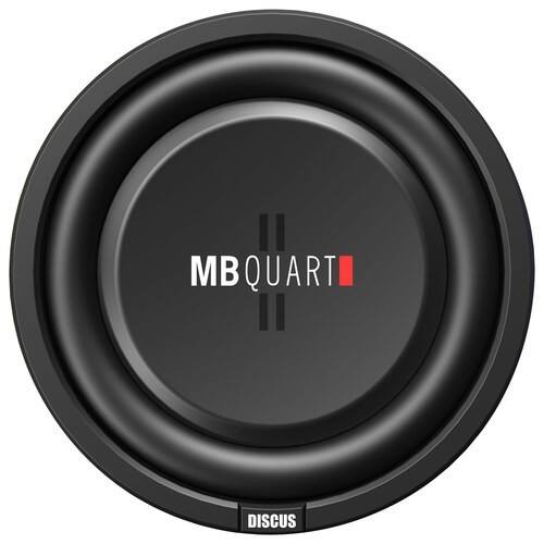 Front. MB Quart - Discus 10" Dual-Voice-Coil 4-Ohm Subwoofer - Black.