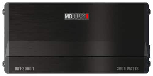 Front. MB Quart - Discus 3000W Class D Mono Amplifier - Black.
