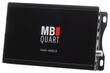 MB QUART - 400W Class D Bridgeable 2-Channel Amplifier - Black - Larger Front