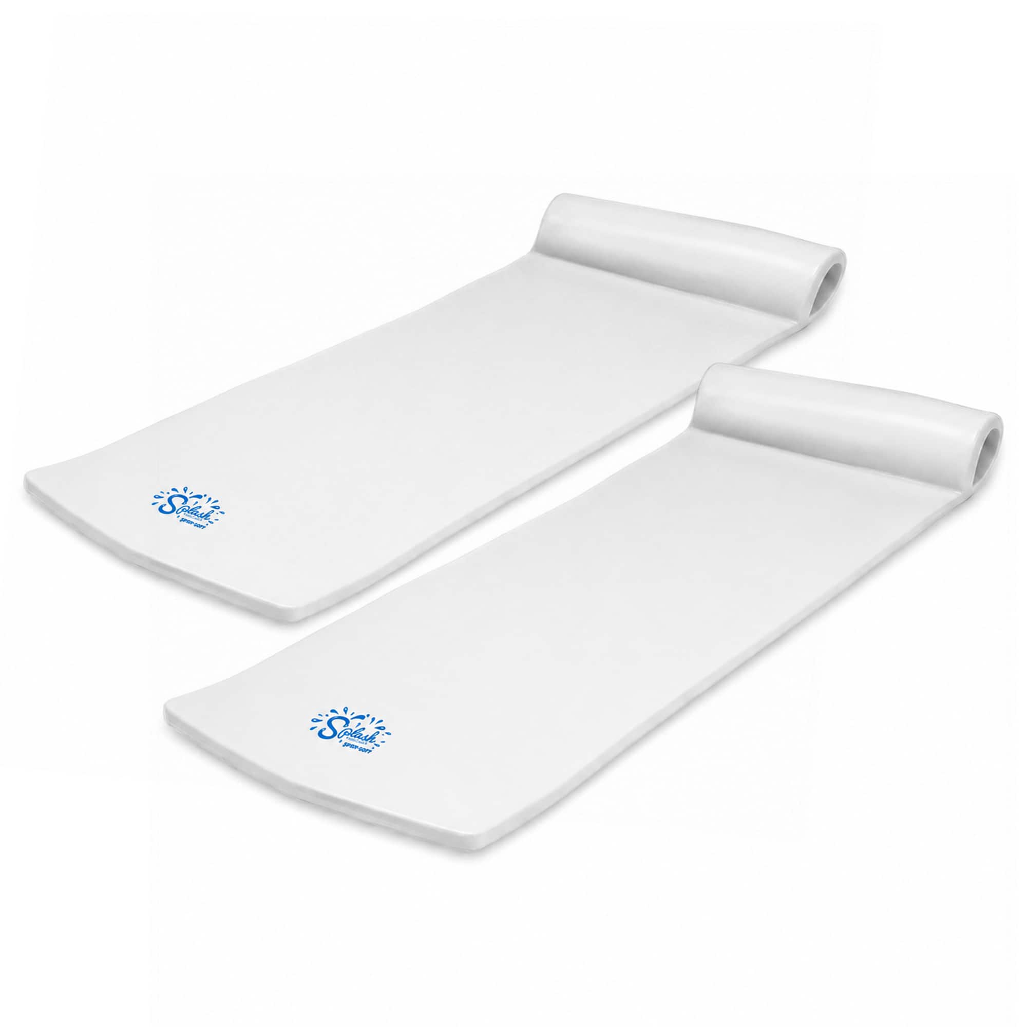 "TRC Recreation - Splash 1.25"" Thick Foam Swimming Pool Float Lounger Mat - White" price history on PriceWatchPro