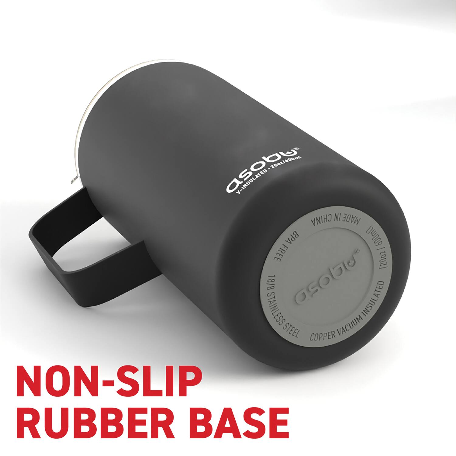 200z/600ml 650ml asoby . 20ml V-INSULATED CHINA NI MADE BPA 600ml) - FREE (20oz 18/8 asoby INSULATED STAINLESS VACUUM STEEL COPPER NON-SLIP RUBBER BASE