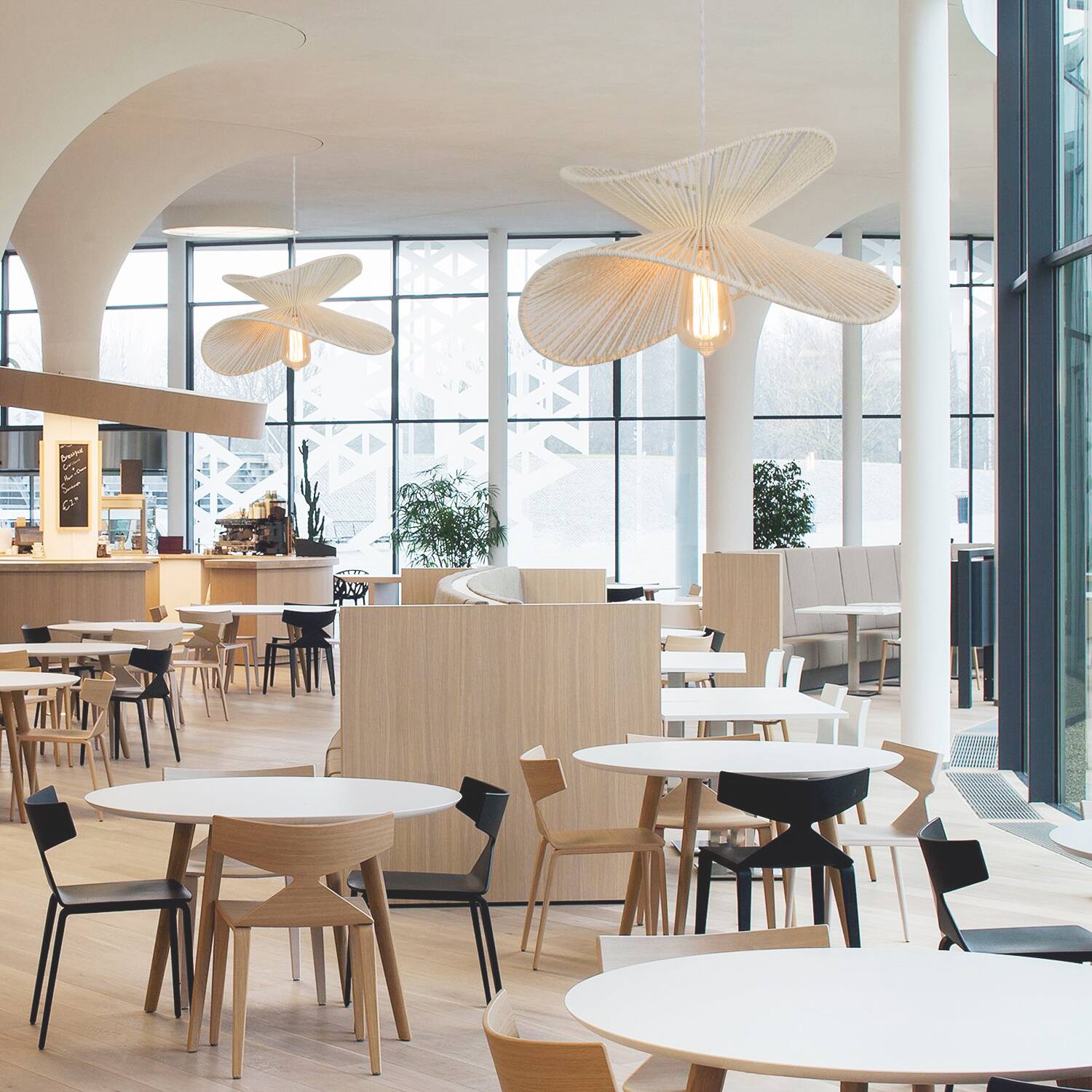 Back. Umeiluce - 1 Light Woven Paper Pendant Light Single Modern Farmhoue Lamp White - White.