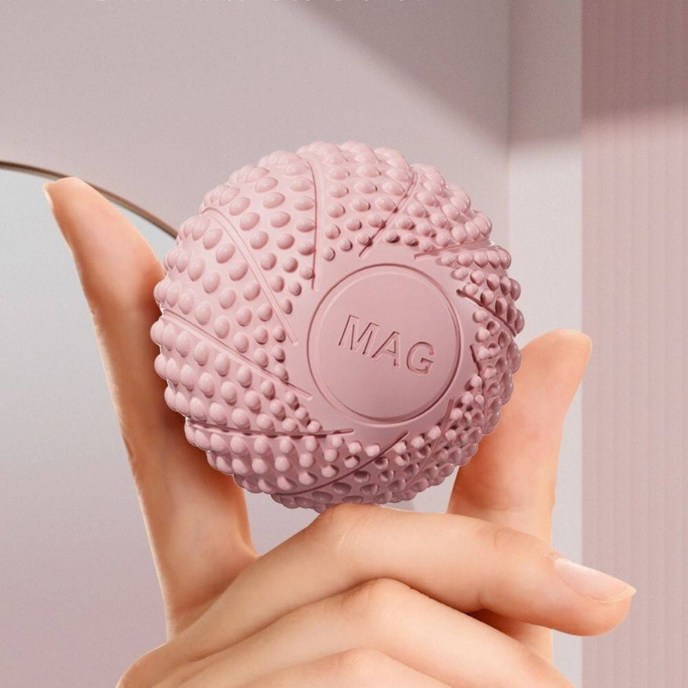 Alt View 2. MassaMax - MassaMAX 2.7-in. Textured Silicone Deep Tissue Massage Ball for Feet and Full-Body Muscle Relaxation,Purple - Blue.