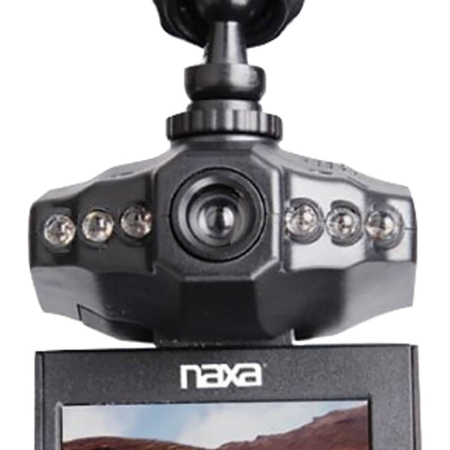 Angle. Naxa - NCV-6001 Portable HD Dash Cam - Black.
