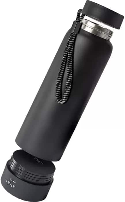 TYLT Insulated Wireless Charging Bottle Black PWRBTL24BK-T - Best Buy