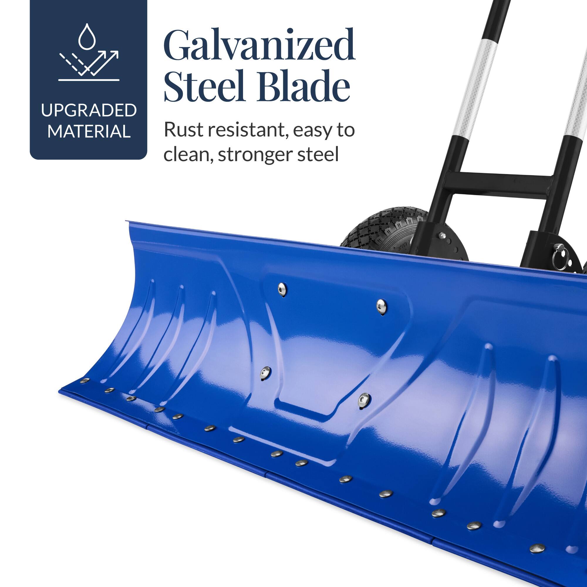 Galvanized Steel Blade  
UPGRADED MATERIAL  
Rust resistant, easy to clean, stronger steel