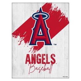 Holland Bar Stool Co. - Los Angeles Angels 15" x 20" Team Canvas Wall Art - Multicolor
