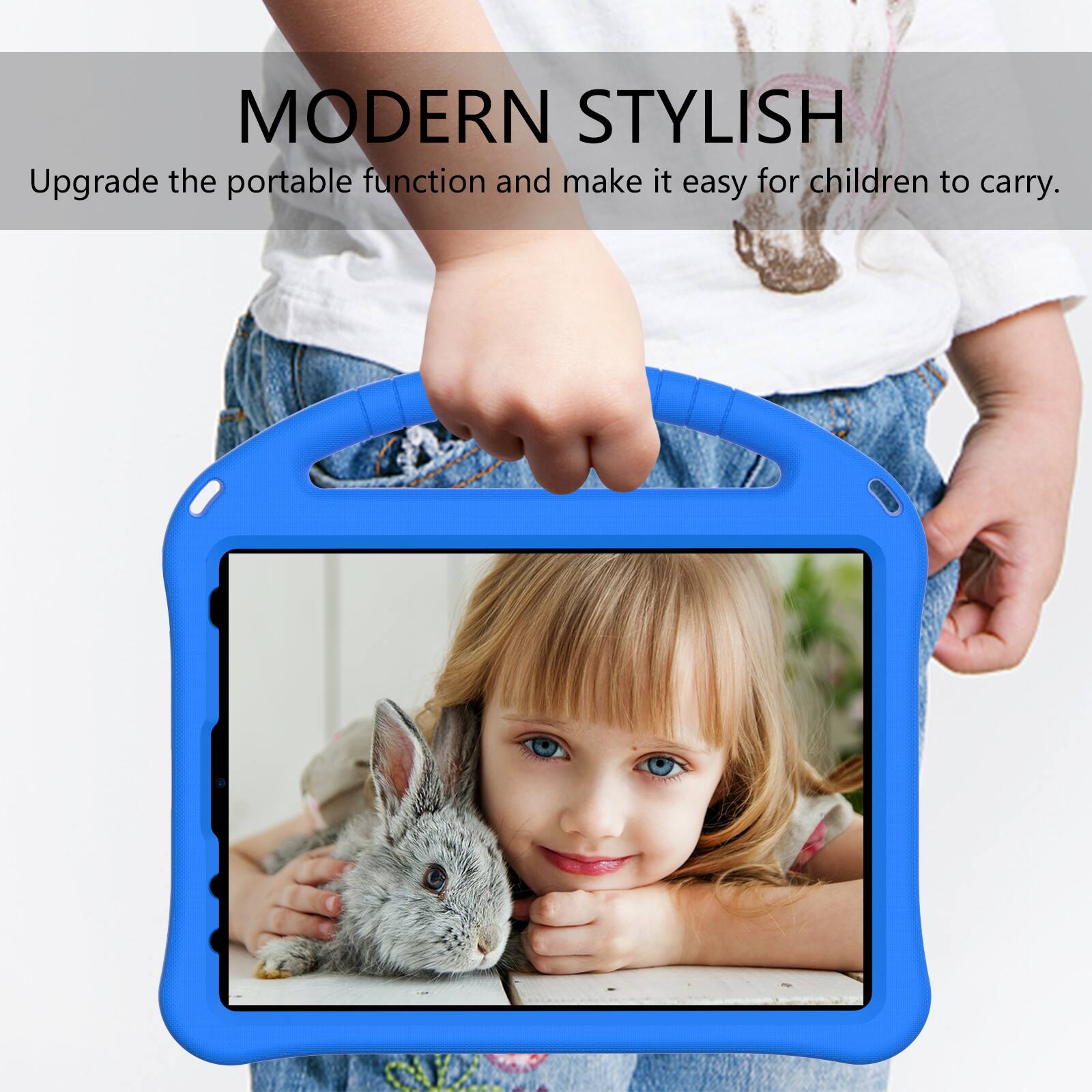 MODERN STYLISH  
Upgrade the portable function and make it easy for children to carry.