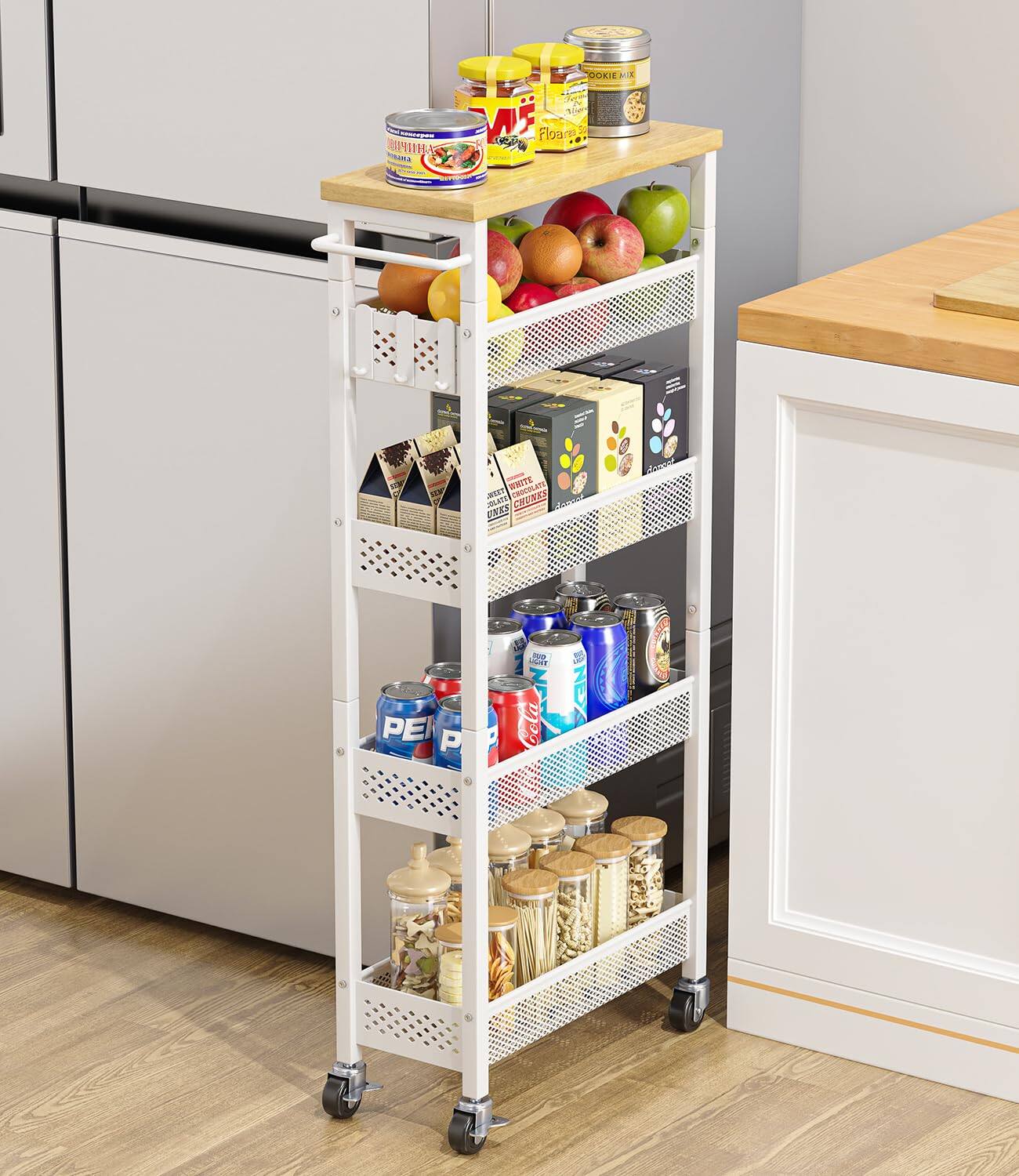 White 5 Tier (W-7.1IN)