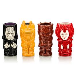 Geeki Tikis Star Wars Prequels 4 Piece Ceramic Mug Set - Multicolored