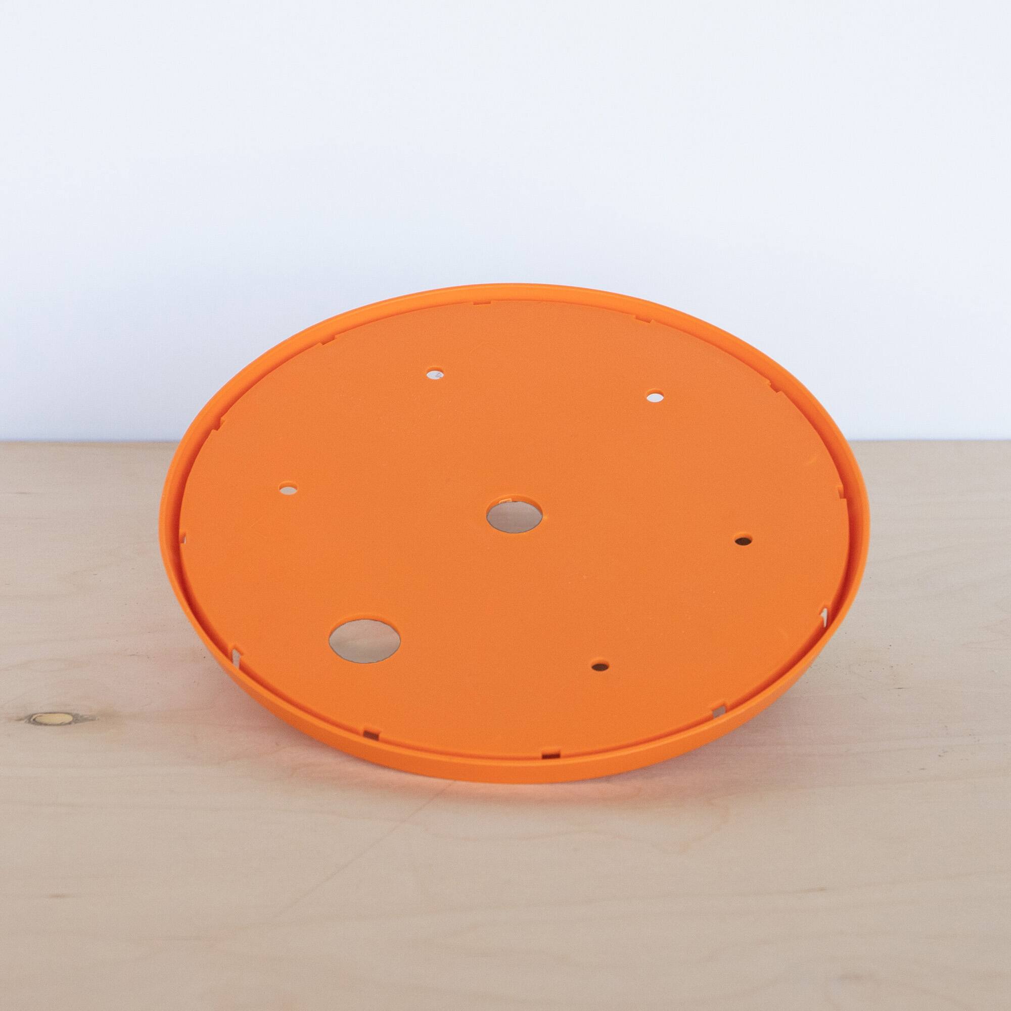 Alt View 2. Bloem - Orange 12" - Ups-A-Daisy Round Planter Insert.