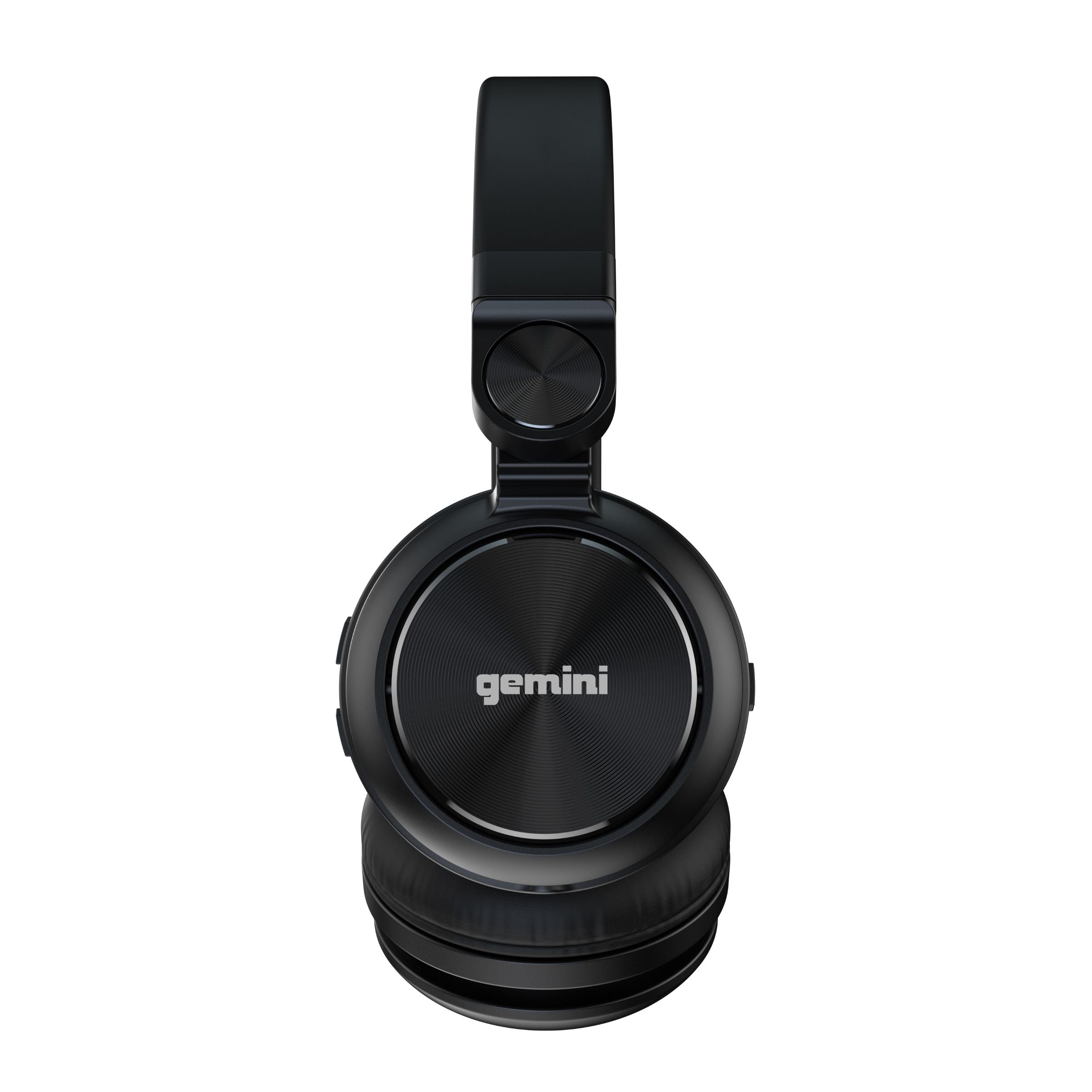 Angle. Gemini - GBTX-200 wireless Bluetooth 5.4 headphones with ENC mic for calls, 40mm drivers and 3.5mm AUX input - Black.