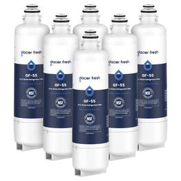 GLACIER FRESH - Replacement for Bosch 11025825 Ultra Clarity Pro Refrigerator Water Filter BORPLFTR50, 6 Pack