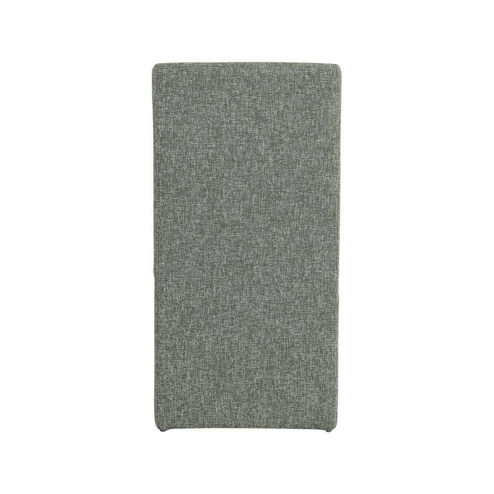 Alt View 1. Meridian Furniture - Benson Green Linen Textured Fabric Dining Chair, Set of 2 - Green.