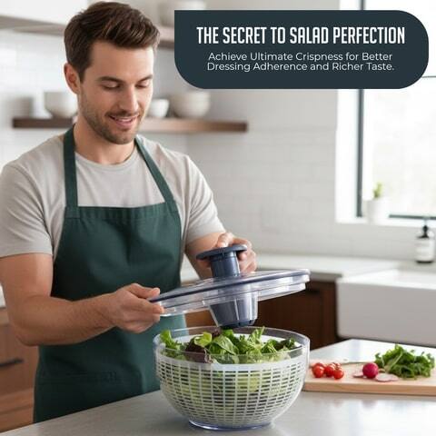 THE SECRET TO SALAD PERFECTION  
Achieve Ultimate Crispness for Better Dressing Adherence and Richer Taste.