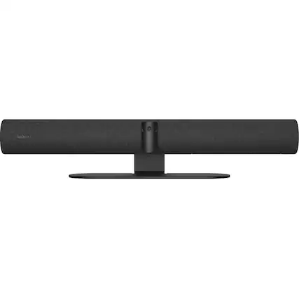 Front. Jabra - Jabra PanaCast 50 - Black - 3840 x 1080 Video (Content) - 4K UHD - 30 fps - 1 x Network (RJ-45) - Audio Line In - USB - Black.