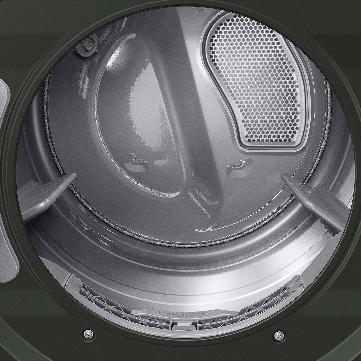 Alt View 19. Samsung - OPEN BOX 5.3 Cu. Ft. Washer with AI OptiWash and 7.6 Cu. Ft. Electric Dryer - Satin Green.