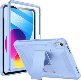 VIKESI - Protective Case for iPad (A16) 11–inch & iPad 10th Gen 10.9 –inch – Shockproof Design with Built-in Screen Guard - Sky Blue