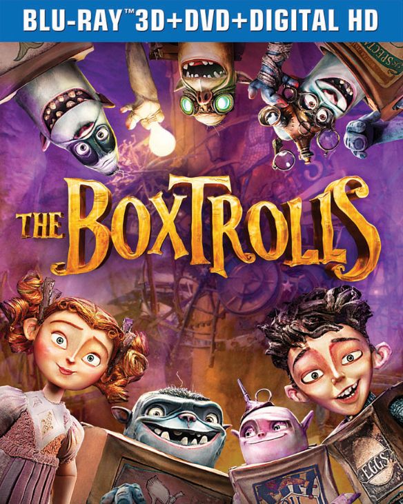  The Boxtrolls [3 Discs] [Includes Digital Copy] [3D] [Blu-ray/DVD] [Blu-ray/Blu-ray 3D/DVD] [2014]
