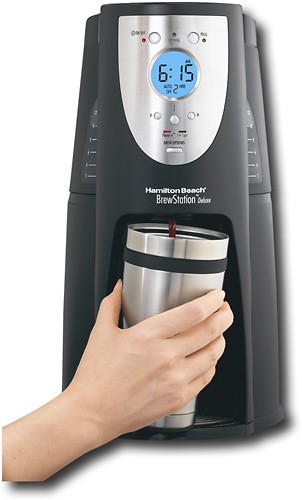 Review Hamilton Beach Brewstation Dispensing Coffee Maker 12 Cup Capacity 