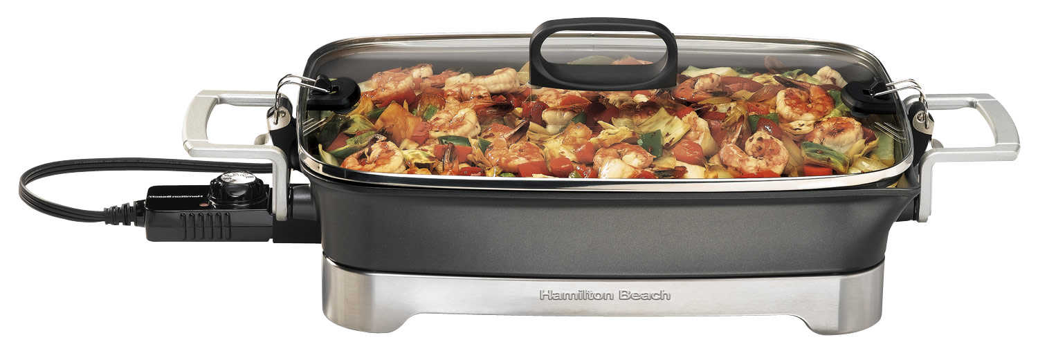 Hamilton Beach 4 Quart Stainless Steel Belly Design Dutch Oven Pot With  Glass Lid And Stay-Cool Riveted Handles, Multipurpose Stewpot Skillet,  Compatible With All Stove Tops, Oven & Dishwasher Safe