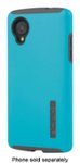 Front Zoom. Incipio - DualPro Hard Shell Case for LG Nexus 5 Cell Phones - Cyan.