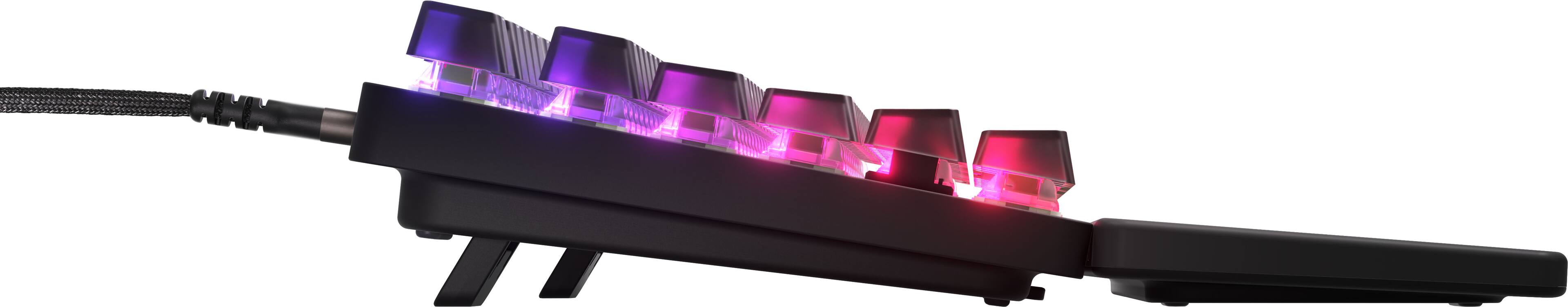 Alt View 10. SteelSeries - Apex Pro TKL Gen 3 Wired Magnetic Hall-Effect OmniPoint Adjustable Gaming Keyboard with Rapid Tap - Speed Edition - Green.