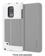 Incipio - Highland Folio Case for Samsung Galaxy Note Edge Cell Phones - White/Stone - Larger Front